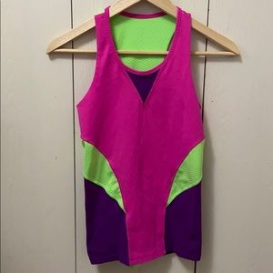 Ivivva Racerback Neon Tank Top